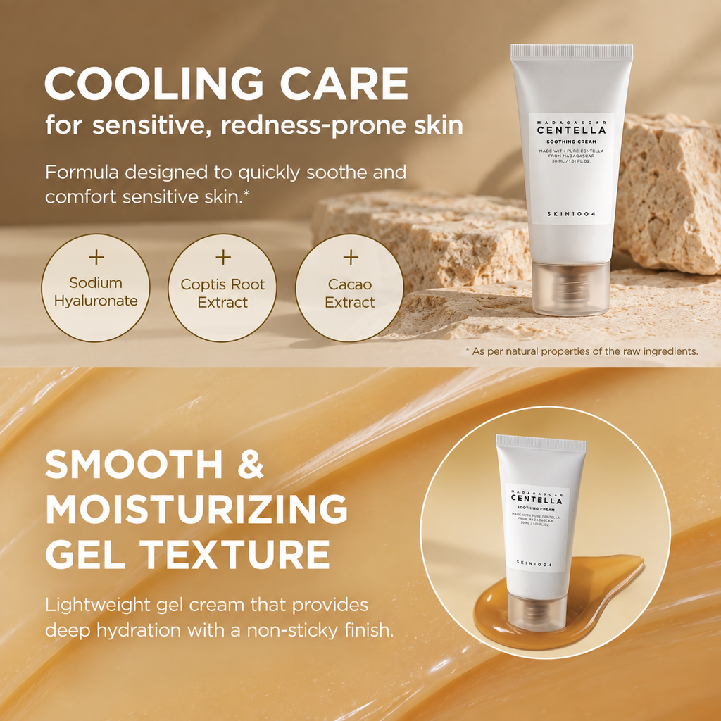 Skin1004 - Madagascar Centella Soothing Cream 30 ml