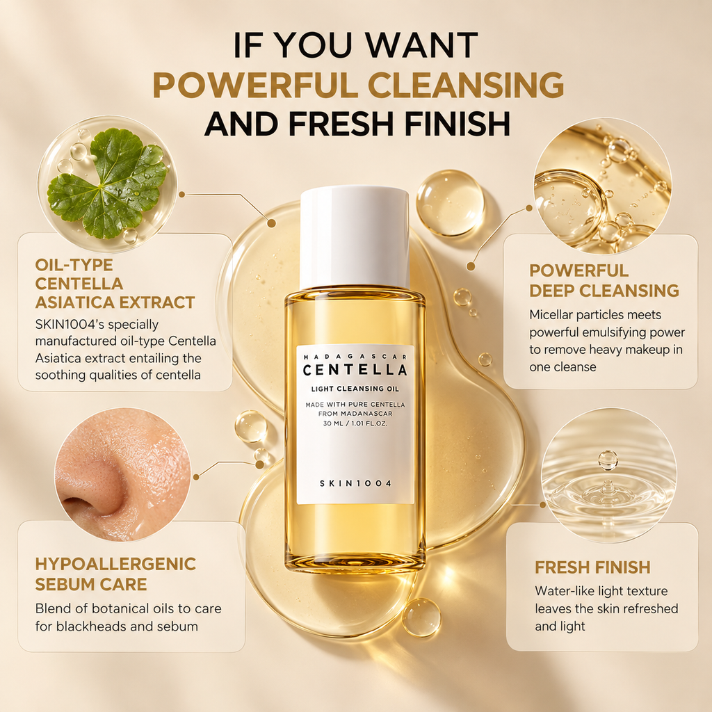 Skin1004 - Madagascar Centella Light Cleansing Oil 30 ml