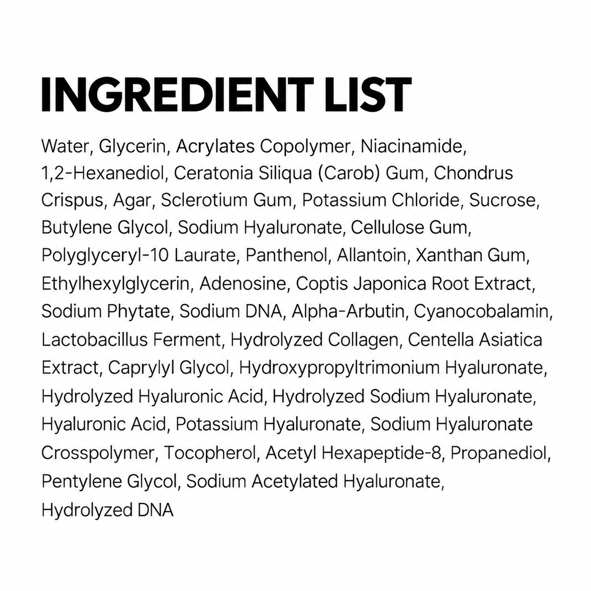 COSRX 5 PDRN Hyaluronic Acid Vital Hydrating Hydrogel Mask (3EA)
