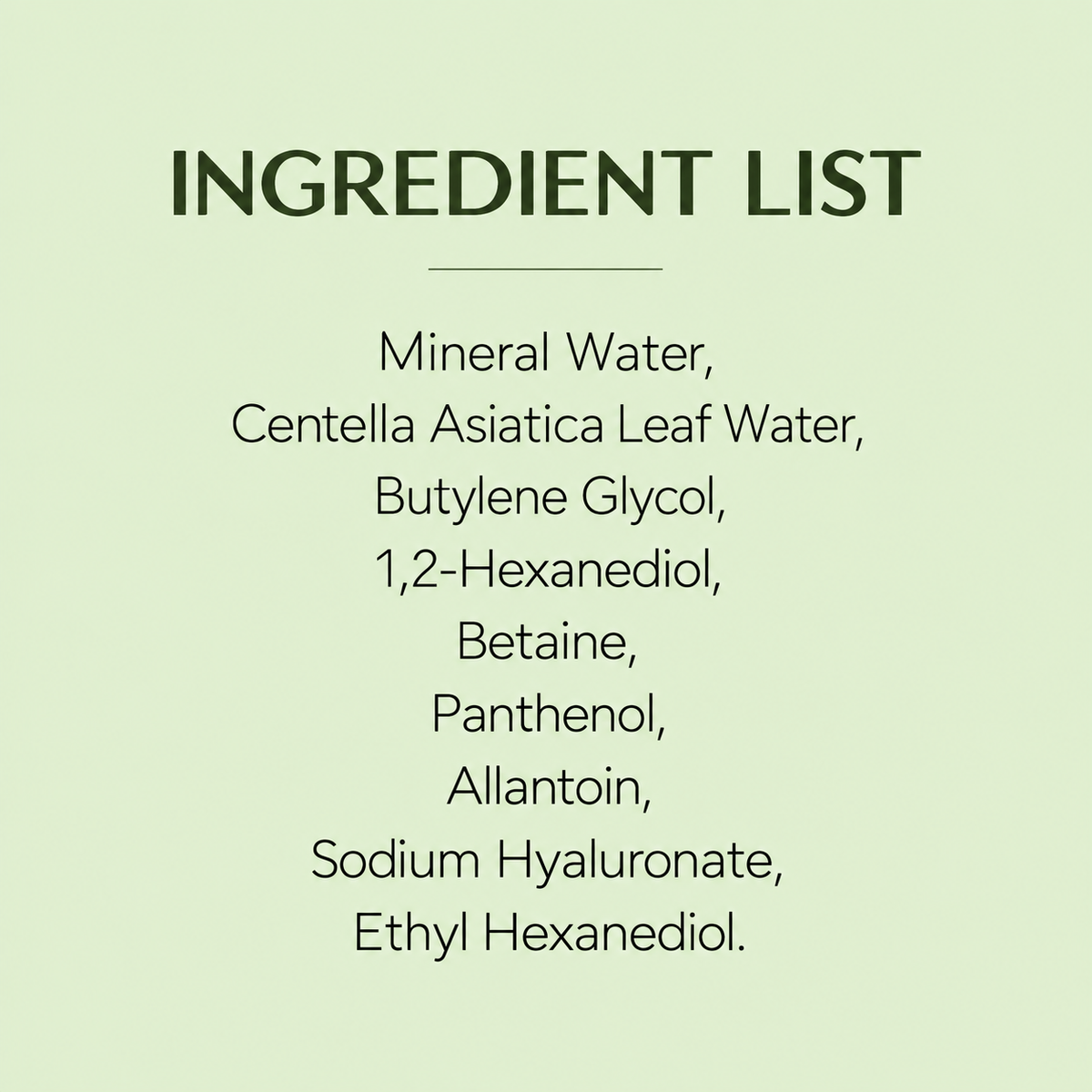 COSRX Centella Water Alcohol-Free Toner 150 ml