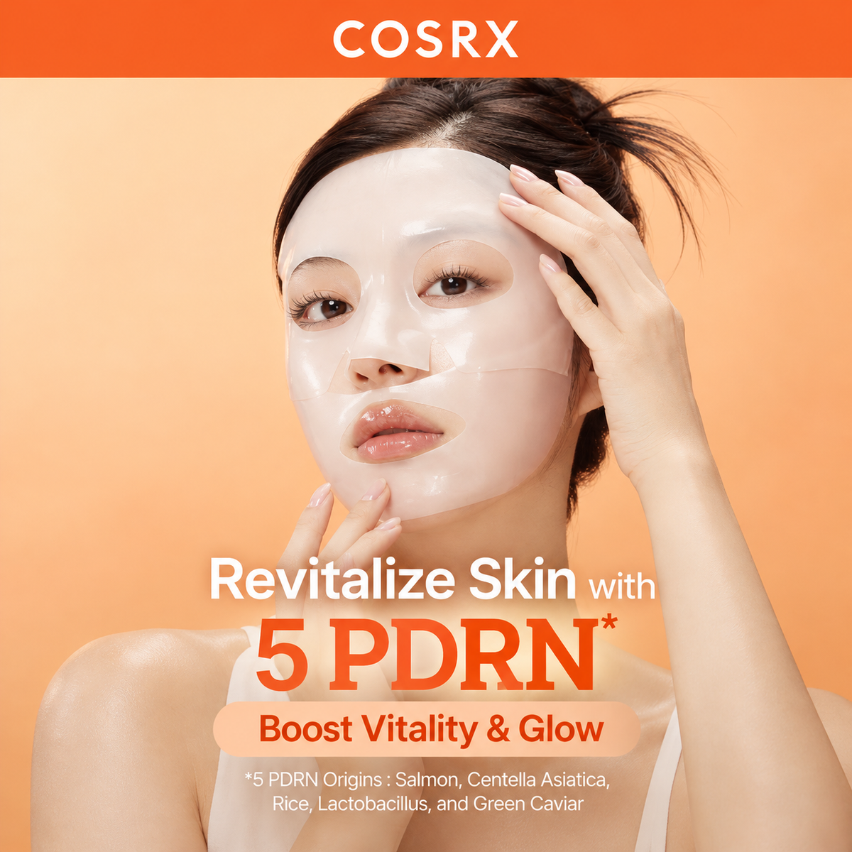 COSRX 5 PDRN Hyaluronic Acid Vital Hydrating Hydrogel Mask (3EA)
